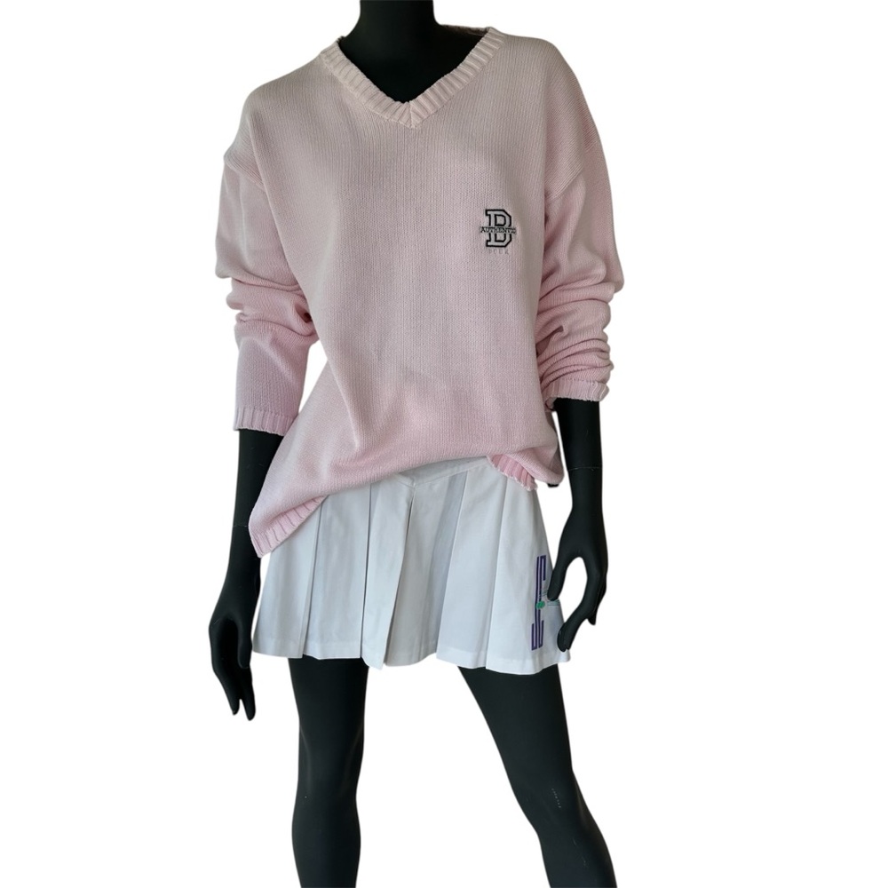Vintage ‘90s White Tennis Skirt Tennis Prep Preppy Made in Italy Pickleball